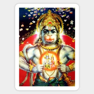 Hanuman Bhaktha Sticker